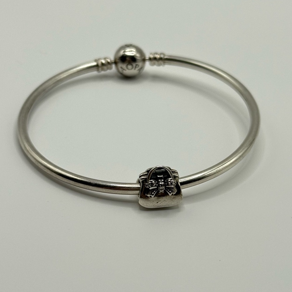 AUTHENTIC PANDORA Sparkling Handbag Charm